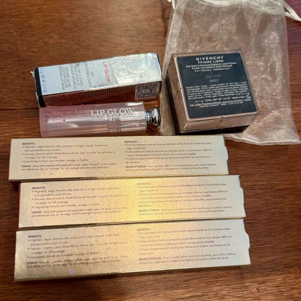 Dior Lip Glow and Givenchy Prisme Libre Set, 3 Stilla lip stains - Picture 4 of 6